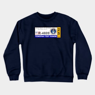 2025 Tonopah Military Base Permit - UFO Area 51 Crewneck Sweatshirt